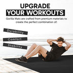 Gorilla Mats Extra Large Exercise Mat – 9'x6', Flat Fitness, Yoga & Weight - Image 8