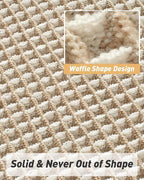 AMOAMI Upgraded Waffle Bath Mat, Super Absorbent Non Slip Bath Mats - Image 5