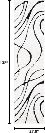 SAFAVIEH Florida Shag Collection Runner Rug - Image 2