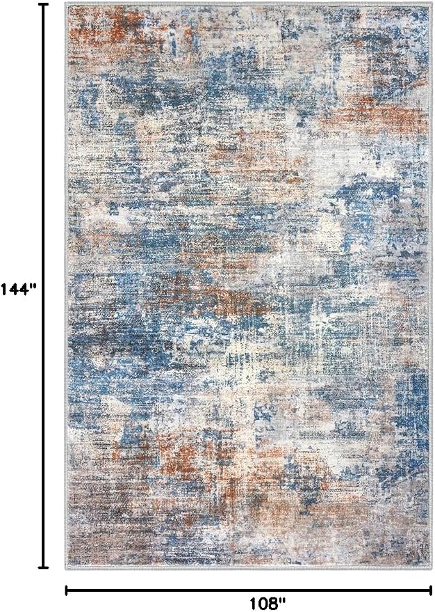 IOHOUZE Abstract Area Rugs 9x12 Ft Washable Large Rugs - Image 2