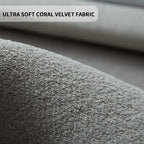 MAXYOYO Grey Coral Velvet Area Rug, Thick Japanese Tatami Mat Living Room Carpet - Image 8