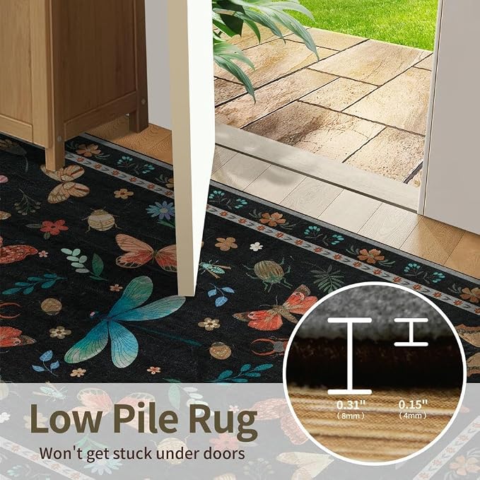 5x7 Washable Area Rugs for Bedroom & Living Room - Image 9