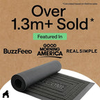 GORILLA GRIP 100% Waterproof All-Season WeatherMAX Doormat, US Designed Natural - Image 4