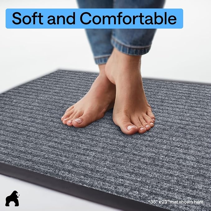 GORILLA GRIP Waterproof Traffic Guard Door Mat, Heavy Duty Entryway Mats - Image 8