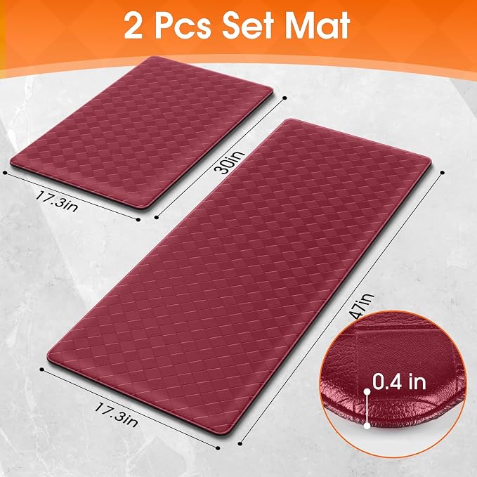 TranquilRelax Kitchen Mats, Cushioned Anti Fatigue Kitchen Mats - Image 3