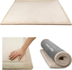 Hakuna Matte CloudSoft Mat for Floor 60" x 80" Beige | Coral Velvet by HakunaMatte