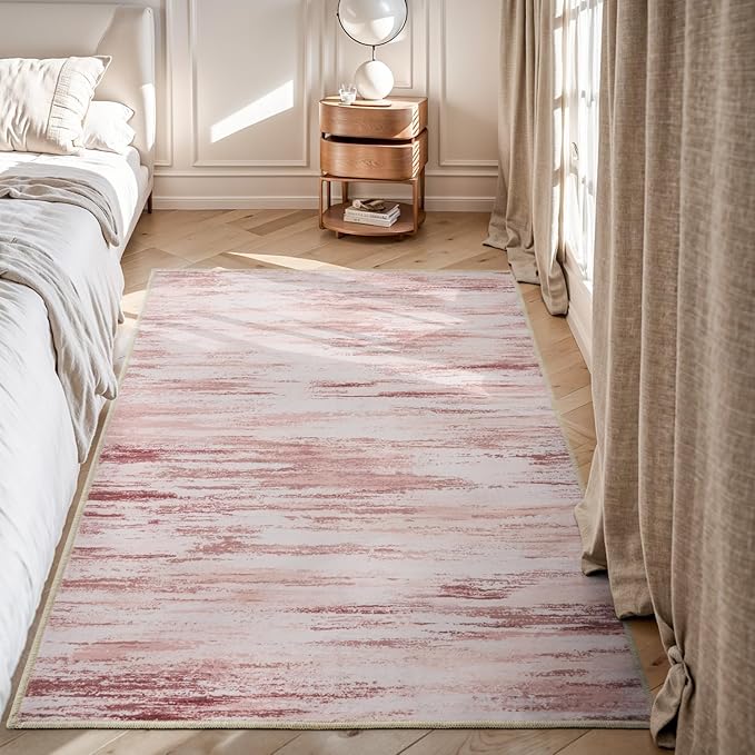 tchdio 3'x5' Area Rugs for Living Room, Machine Washable Rug Entryway Abstract by Tchdio