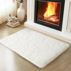 Mugorn Cream White Rugs for Bedroom, 2x3 Feet Fluffy Area Rugs for Living Room by MUGORN