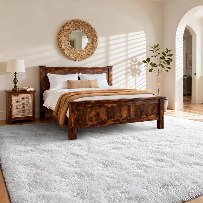 8x10 Ft Extra Large Shag Rugs for Living Room, Ultra Soft Fluffy Furry Area - Image 3
