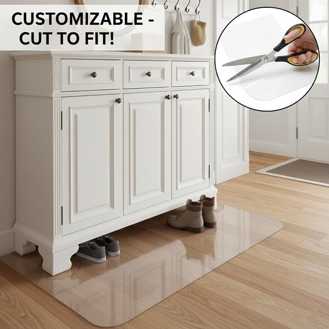 Clear Runner Mat for Hallway, Non-Slip Runner Rug for Entryway, Area Rug for - Image 5