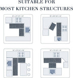 Kitchen Rugs Sets of 2-Non Slip Kitchen Mats - Image 5
