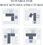 Kitchen Rugs Sets of 2-Non Slip Kitchen Mats - Image 5