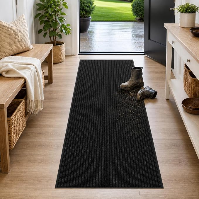 Ottomanson Hallway Runner Rug 2' x 6' Durable Non-Slip Mat by Ottomanson