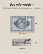 AMADA HOMEFURNISHING 6x9 Area Rugs, Vintage Rugs - Image 2