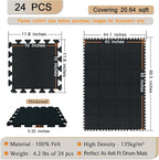TroyStudio Thick Sound Absorbing Interlocking Floor Mats, Non-Slip Anti - Image 2