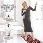 WISELIFE Cushioned Anti-Fatigue Mats, 17.3"x 28", Non Slip Waterproof Heavy - Image 6