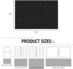 Front Door Mat 35"x23", Heavy Duty Low Profile Door Mat Indoor Entrance - Image 2