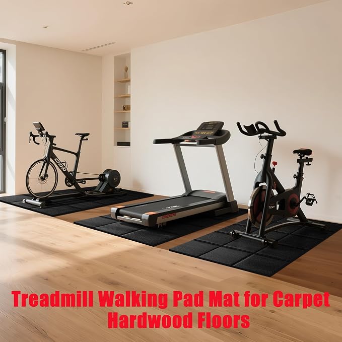 Treadmill Mat for Carpet &Hardwood Floors 79x39, Treadmills Mat, Mat for Under - Image 2