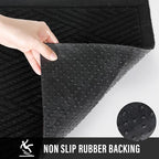 HIYARD Sturdy Front Door Mat, Absorbent Muddy Dirt Resist Welcome Door Mats - Image 4