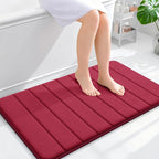 OLANLY Memory Foam Bath Mat 36x24, Super Soft Absorbent Bathroom Rugs, Quick Dry by OLANLY