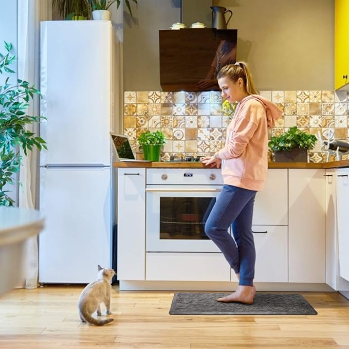 KMAT Kitchen Mat Cushioned Anti-Fatigue Floor Mat Waterproof Non-Slip Standing - Image 6