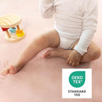 Stylish Coral Velvet Baby Play Mat 60" x 80" Pink – Soft 1" Thick High-Density - Image 7