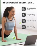 CAMBIVO Yoga Mat 72" x 48" Large Workout Mat - Image 5