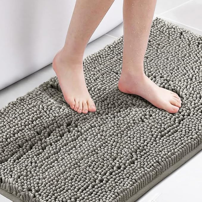 H.VERSAILTEX Microfiber Bath Rugs Chenille Floor Mat Ultra Soft Washable by HVERSAILTEX