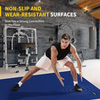 CAMBIVO Large Exercise Mat for Home Workout, Shoe-Friendly, Non-Slip Gym Mat - Image 2