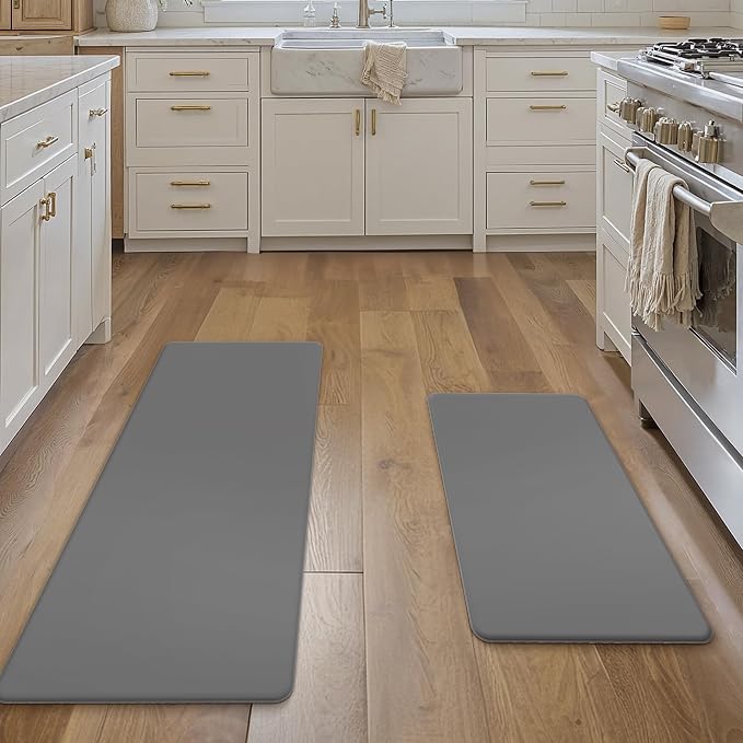 GENIMO Kitchen Mats for Floor 2PCs, Washable Anti Fatigue Mat for Cushioned - Image 6