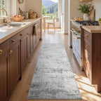 2x6 Ft Washable Runner Rug, Non-Slip Low Pile Hallway Kitchen Area Rug - Image 4