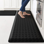 TranquilRelax 4/5 Inch Thick Anti-Fatigue Kitchen Mats 2Pcs, Cushioned Non-Slip by Unknown