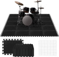 20 Pieces Sound Absorbing Interlocking Floor Mats, 15.7 x 11.8 x 0.4 inches by LITLANDSTAR