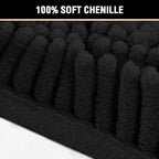 H.VERSAILTEX Microfiber Bath Rugs Chenille Floor Mat Ultra Soft Washable - Image 3