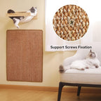 FUKUMARU Cat Scratcher Mat, 23.6 X 15.7 Inch Natural Sisal Cat Scratch Mats - Image 4