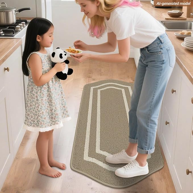 COSY HOMEER Kitchen Rugs and Mats 24"x48" Non Slip Kitchen Mats - Image 8