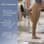 HEBE Anti Fatigue Kitchen Mat Set of 2 Non Slip Cushioned Kitchen Mats - Image 6