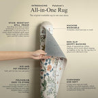 Washable Kitchen Rug Runners for Hallways: 2'x10' Bedroom Rug Non Slip Low Pile - Image 5