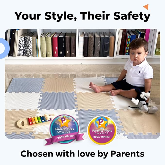 MioTetto Baby Play Mat, Soft Foam Floor Tiles - Image 6