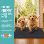 Dog Rugs for Muddy Paws 22x14 | Cleaner Mud Free Floors | Muddy Dogs Mats for - Image 2
