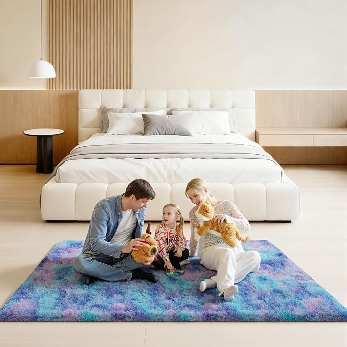 5x7 Area Rugs for Living Room, Large Fluffy Rugs for Bedroom, Fuzzy Shag Soft - Image 6