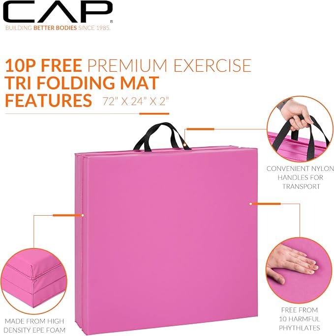 CAP Barbell All Purpose Folding Anti Tear Exercise Training Aerobic Fitness Gym - Image 3