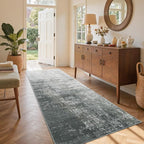 2x6 Ft Washable Runner Rug, Non-Slip Low Pile Hallway Kitchen Area Rug by Cuzwlovita