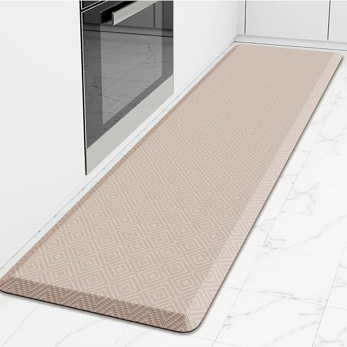 Mattitude Kitchen Mat Cushioned Anti-Fatigue Floor Mat Water Resistant Non-Slip by Mattitude