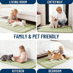 OLANLY Memory Foam Bath Mat 44x24, Super Soft Absorbent Bathroom Rugs, Quick Dry - Image 9