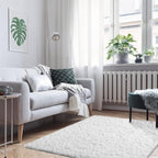 Ophanie White Rugs for Bedroom Fluffy, 4x6 Nursery Soft Fuzzy Shag Plush Shaggy - Image 7
