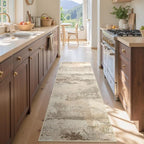 2x6 Ft Washable Runner Rug, Non-Slip Low Pile Hallway Kitchen Area Rug - Image 4