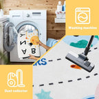 ABC Space Classroom Rug Elementary Rug, Soft Plush Educational Large Rugs - Image 7