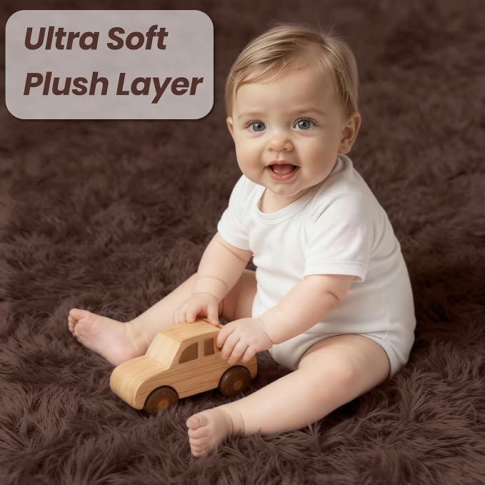 8x10 Area Rug for Living Room, Ultra Soft Fluffy Shag Rugs for Bedroom - Image 8