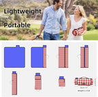 ZAZE Picnic Blanket Extra Large Waterproof, Camping on Grass Accessories Couple - Image 5
